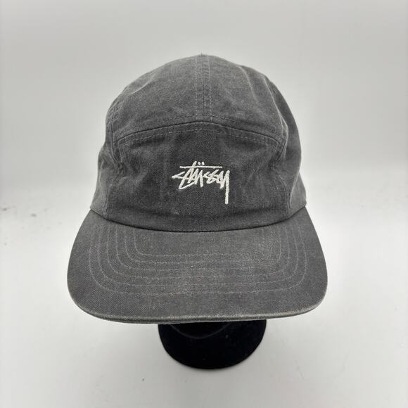 Stussy 5 Panel Camp Cap Stock Logo Hat Men's OSFA - Picture 1 of 10